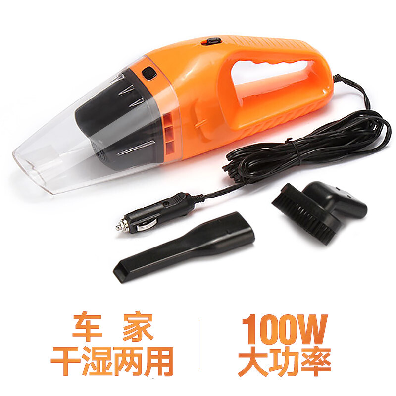 福鹿大功率12V干湿两用车载吸尘器 车家两用的清洁利器
