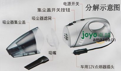 风王6132干湿两用吸尘器 亚马逊车载好物让爱车洁净如新